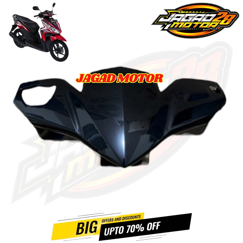 Batok Depan Vario Techno 110 Lama Hitam / Batok Depan Honda Vario Techno 110 Karbu Lama Hitam / Batok Kepala Depan Vario Techno 110 CBS Karbu Hitam