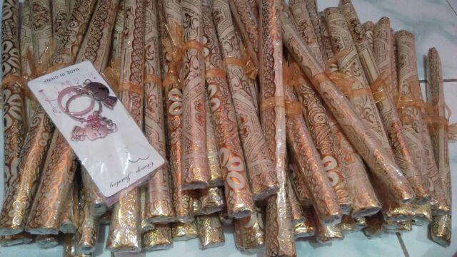 Souvenir Murah Taplak Meja Packing Gulung Plastik + Pita