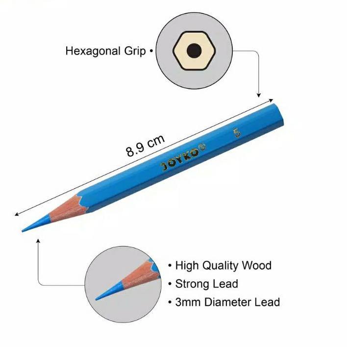 

10.10 STOK READY Pensil Warna Joyko Mini 24 Warna CP S24