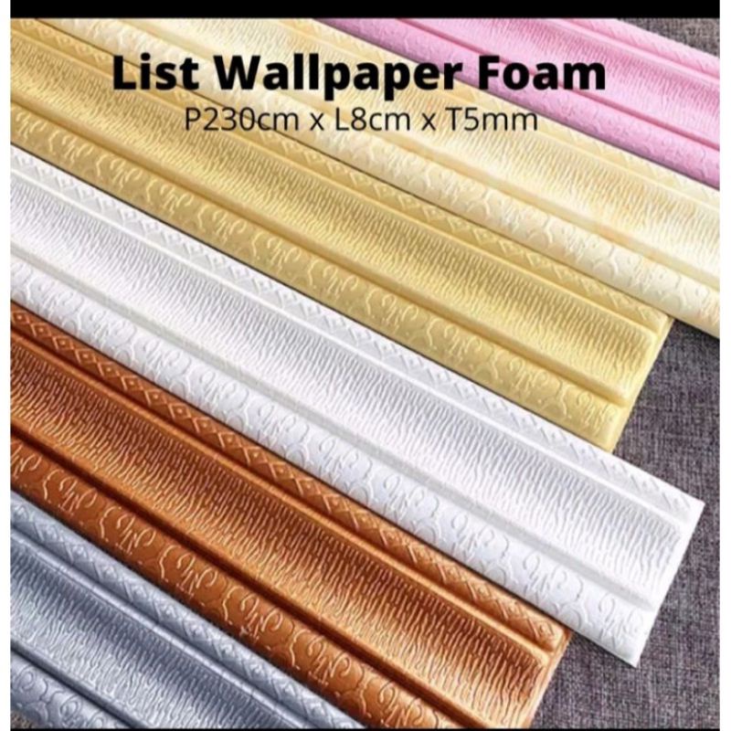 list wallpaper 3d foam uk 2.3m x 8cm x 5mm