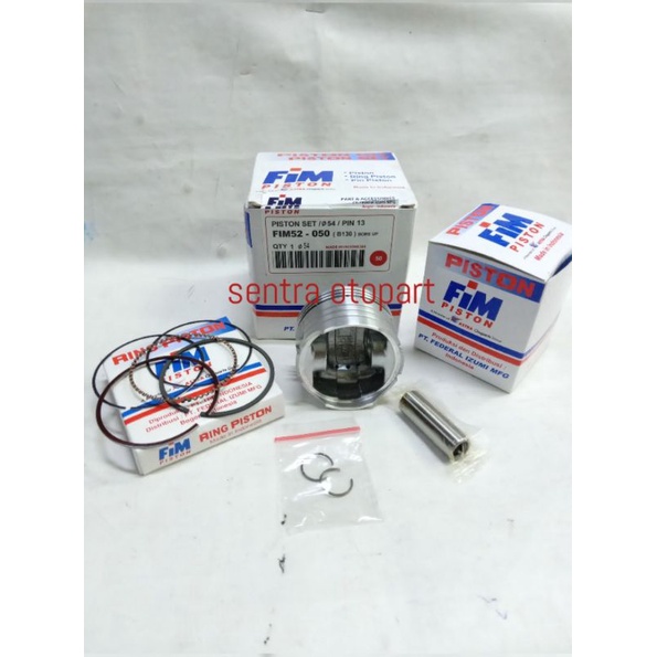 piston kit beat new xb oversize 50 merk fim