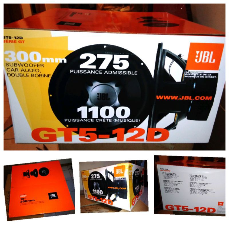 SUBWOOFER JBL GT5-12D Original & murah