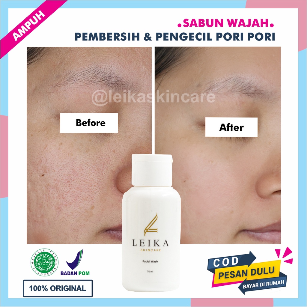 Facial Wash Pembersih Wajah Terampuh Pengecil Poripori Wajah Perawatan Kecantikan Sabun Wajah Bpom H