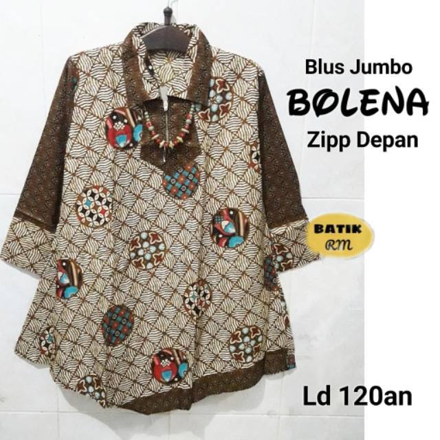 Blus jumbo BOLENA batik modern