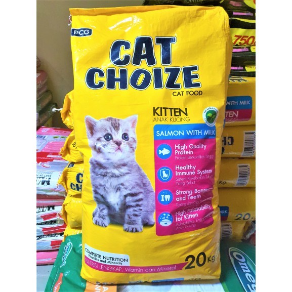 KHUSUS GRAB/GOJEK Makanan Kucing CAT CHOIZE Adult &amp; Kitten 20KG