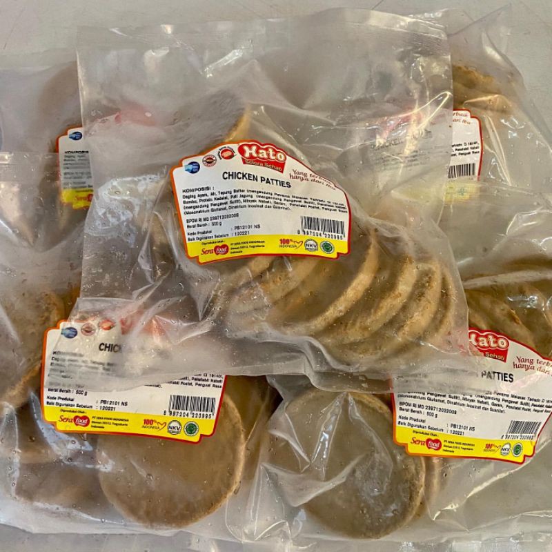 

HATO CHICKEN PATTIES 500gr