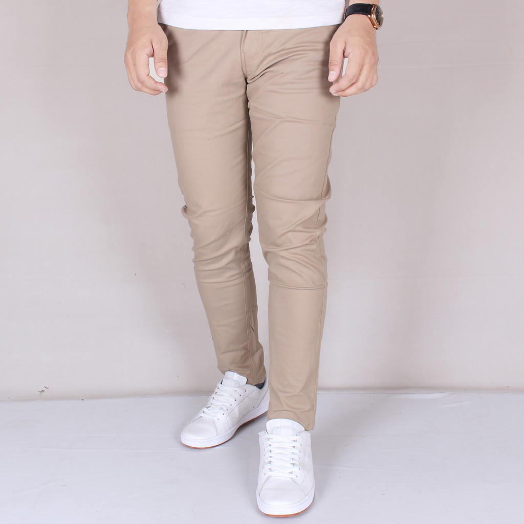 Zoeystore1 6016 Celana Chino Formal Pria  Panjang Celana  