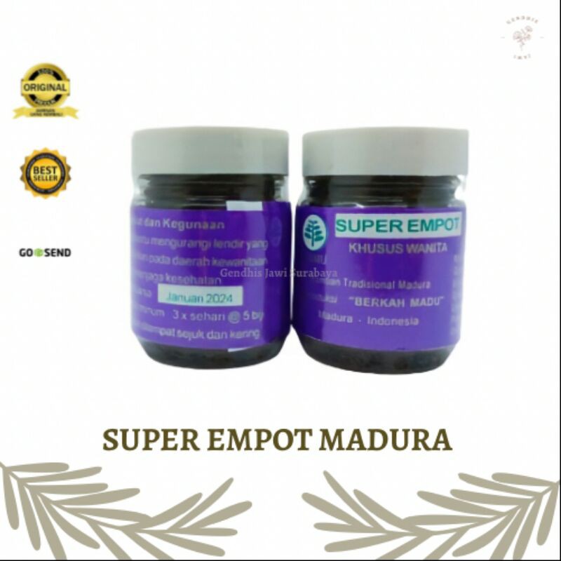 Jamu Super Empot Madura Asli Jamu Empot Empot Madura Empot Ayam Super Khusus Wanita isi 100 Butir