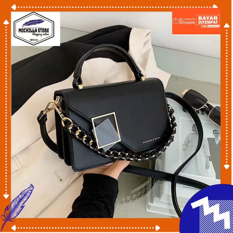 Tas Selempang Wanita Top Handbags Tas New Arrival MOCHILLASTORE Tas Tali Rantai Tas Hp Tas Make-Up Tas Elegan Tas Populer Perempuan Sintetis Kulit