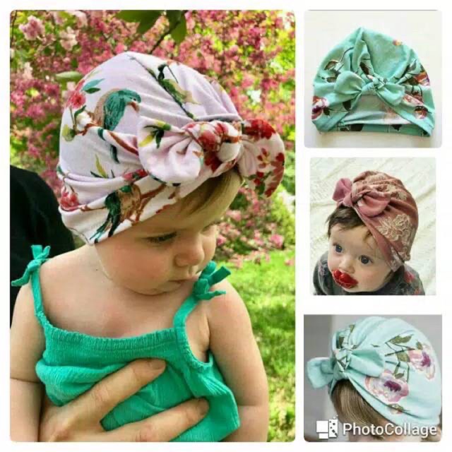 Turban MOTIF Full new 0-3 tahun