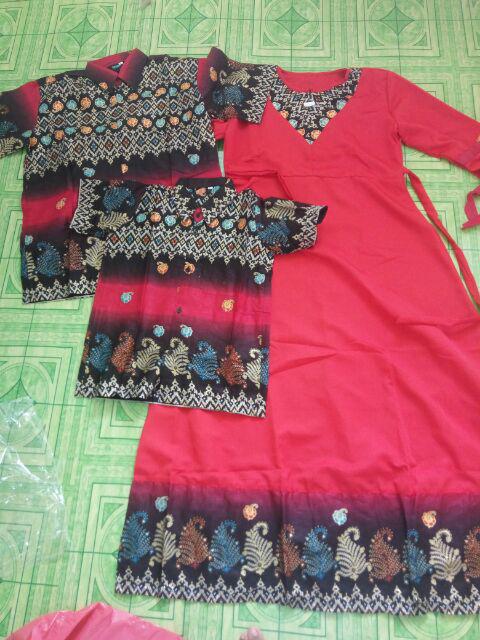 Maura Couple - Sania Ruffle Batik Ori Gamis Balotelli Azzahra Jumbo