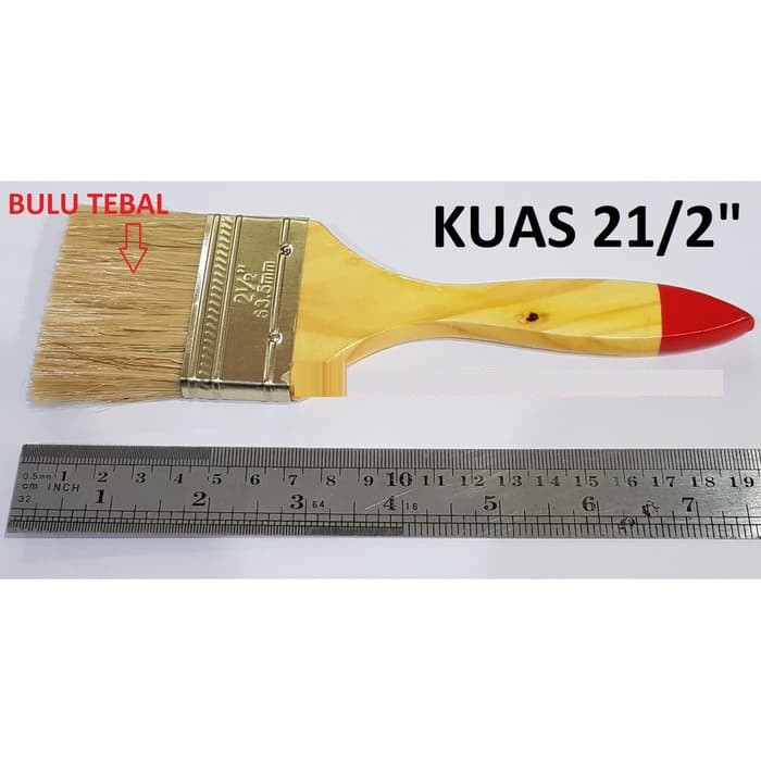 

Paint Brush Kuas 2.5 inci Bulu Tebal Cat Serba Guna Multi Fungsi