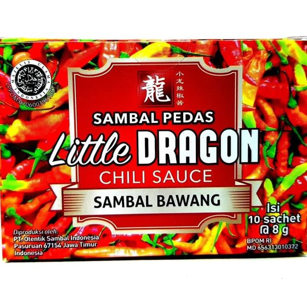 

LITTLE DRAGON SAMBAL BAWANG 10 SACHET X 8gr | SAMBEL PEDAS PREMIUM