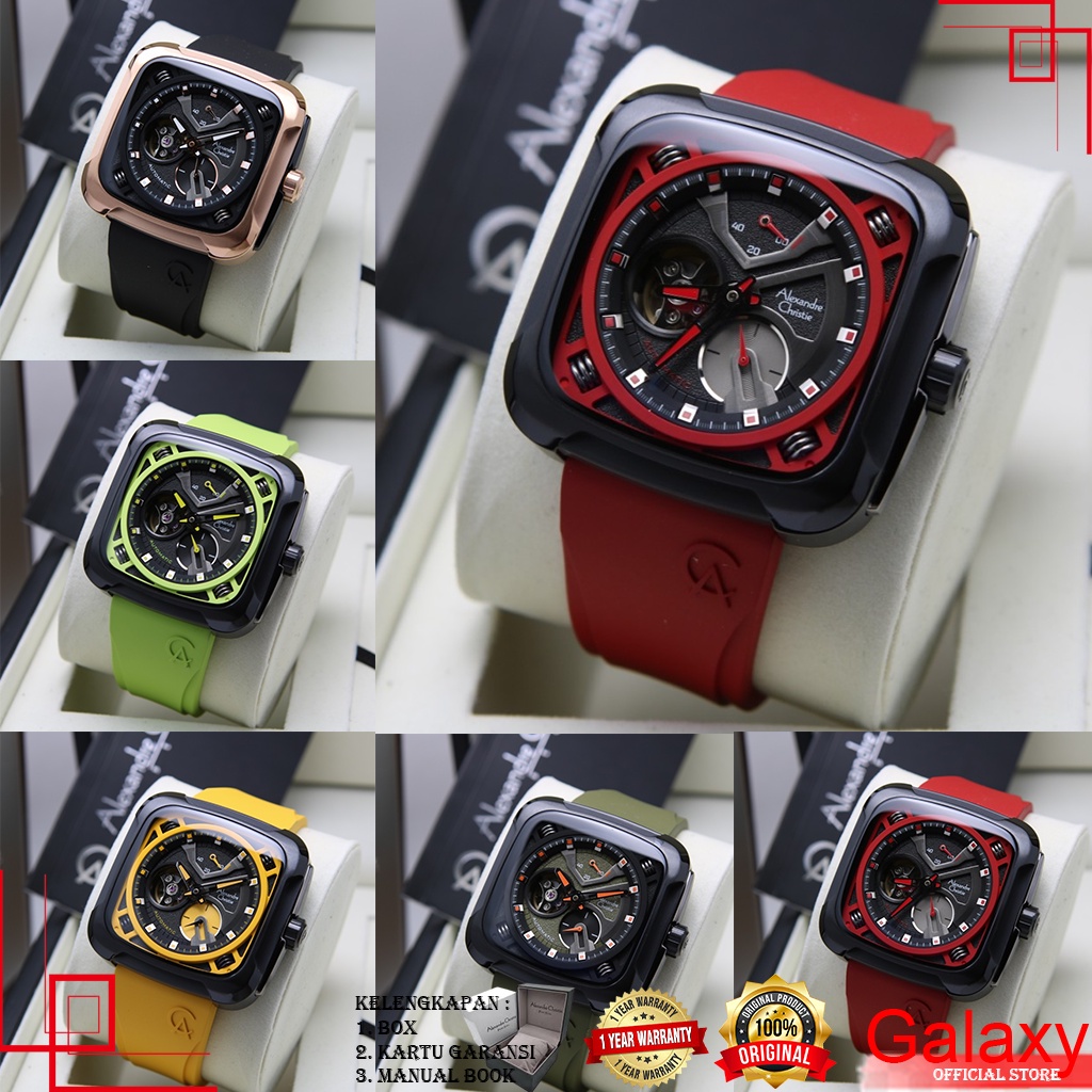 ALEXANDRE CHRISTIE AUTOMATIC PRIA ORIGINAL JAM TANGAN ALEXANDRE CHRISTIE PRIA JAM ALEXANDER CHRISTIE