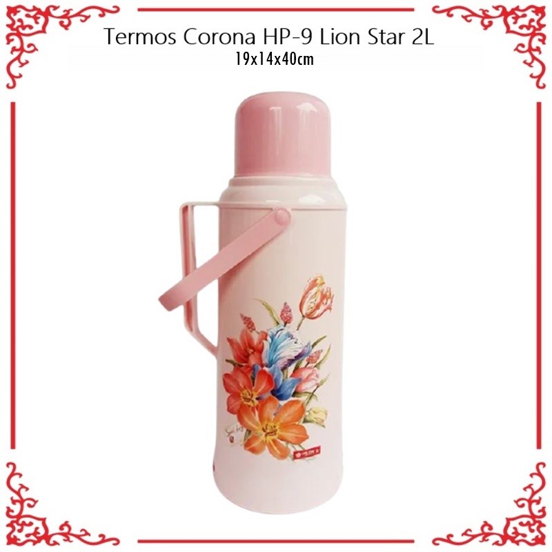 [KHUSUS INSTANT GRAB/GOJEK/SHOPEEINSTANT ] Termos Dapur Corona Lion Star HP-9 2L