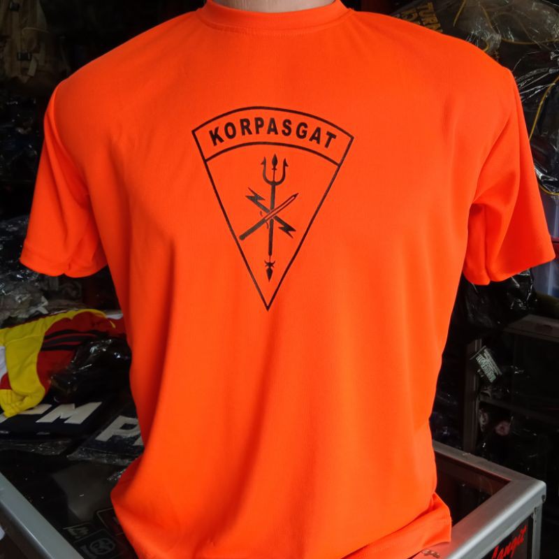 Kaos Paskhas TNI AU Bahan Dryfit