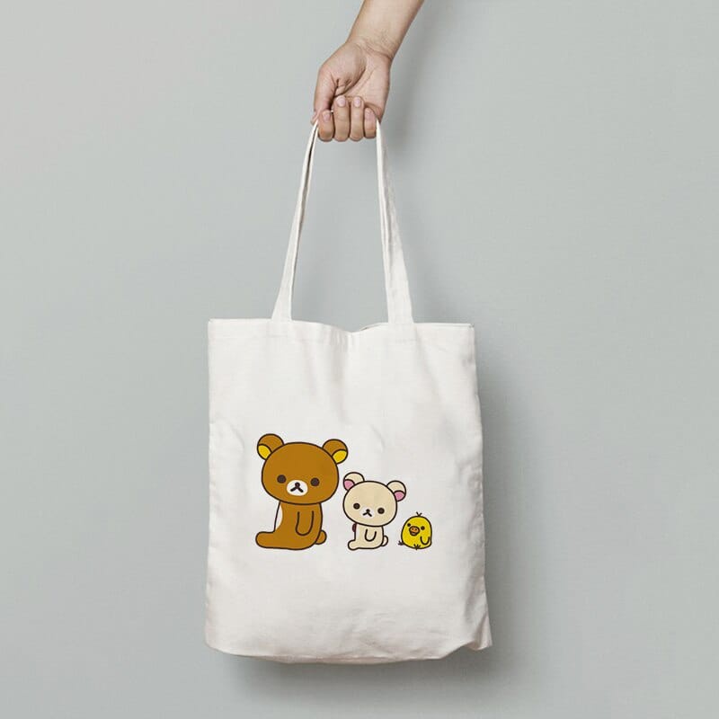 MYSTIQUE.ID-TOTE BAG RILLAKUMA LUCU DAN AESTHETIC