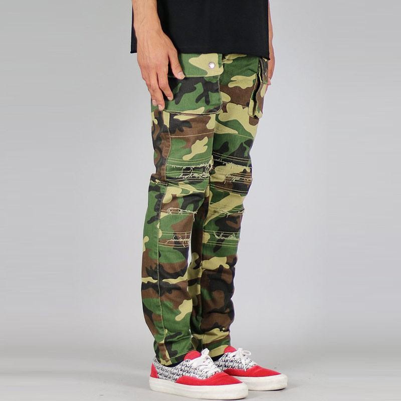 Hyperdenim Woodland Camo Cargo Pant 100% Authentic