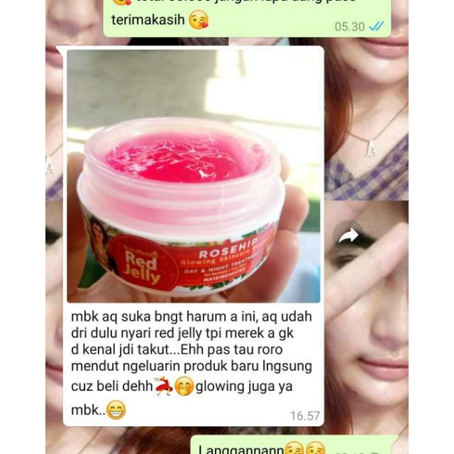 BABEE - SKINCARE RORO MENDUT RED JELLY &amp; GREEN JELLY MINI 15 GRAM / GLOWING SKIN / ACNE PRONE