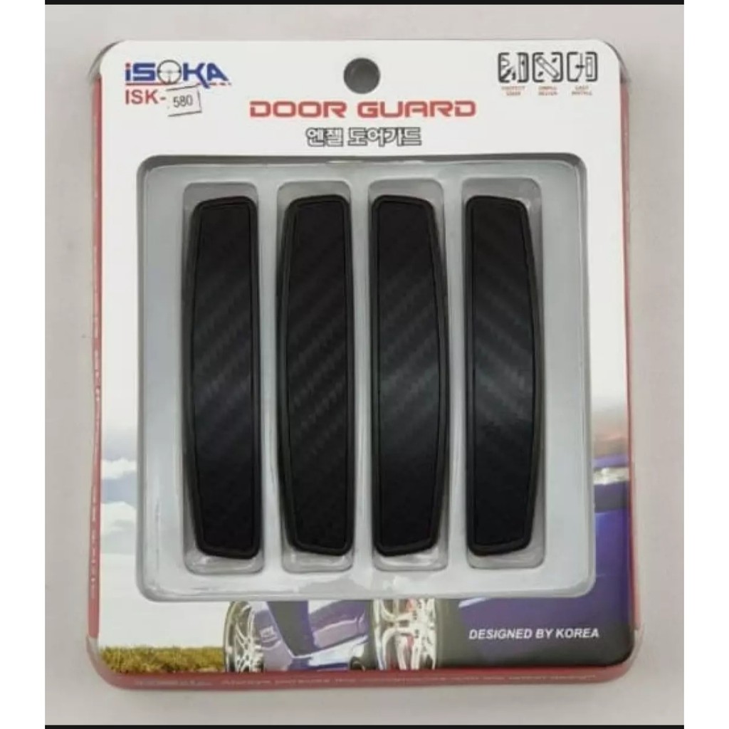 door guard pelindung pintu carbon mobil universal