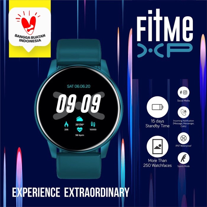 VYATTA Fitme XP Smartwatch - Custom Watch Face- Full Touch- IPX7