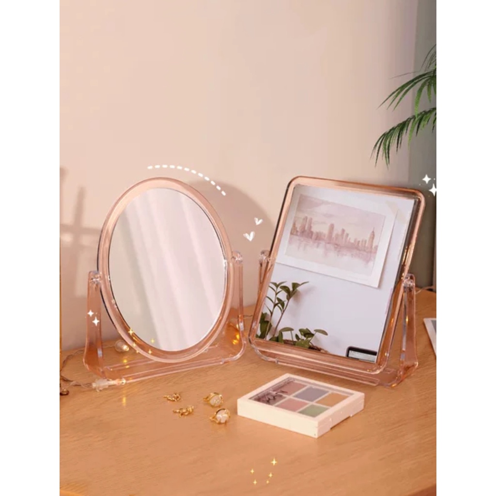 BA 19 Cermin Meja Akrilik Cermin Makeup Estetik Premium Quality