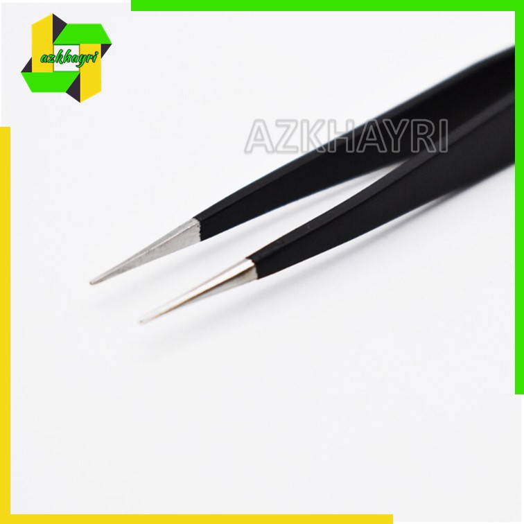 Pinset Stainlees Tweezers Anti Static ESD 12 15 HRC40