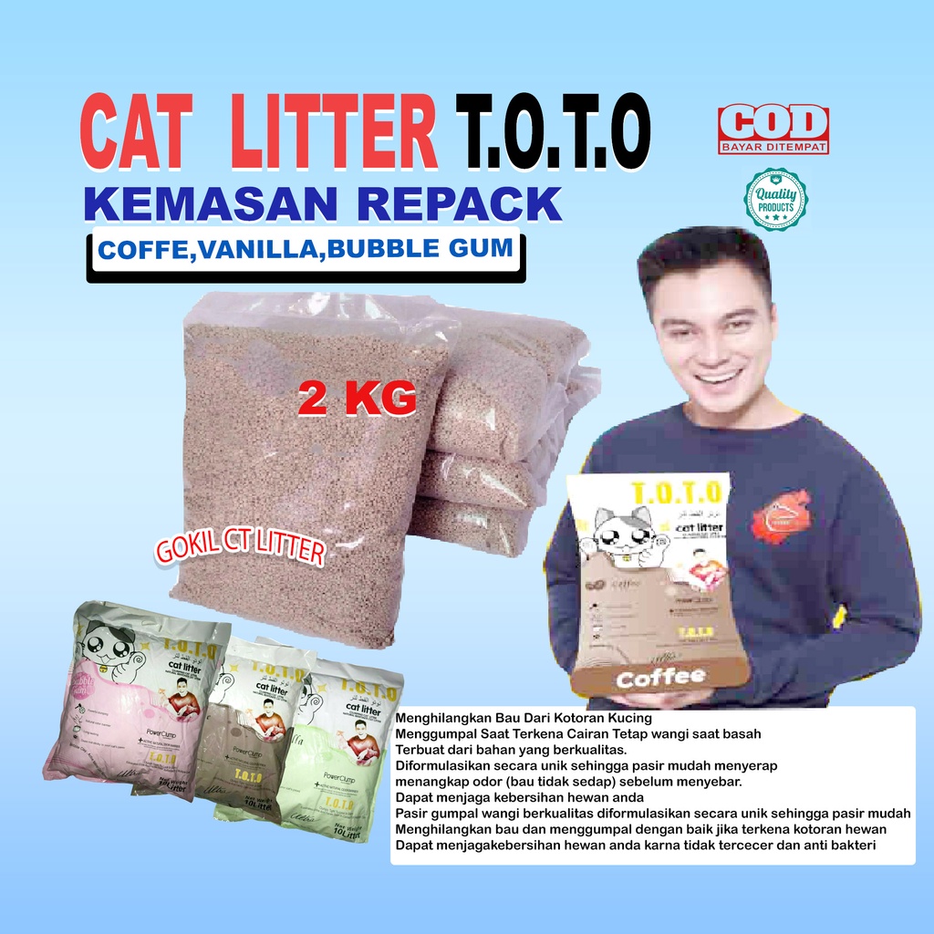 2 KG-PASIR GUMPAL EANGI TOTO REPACK