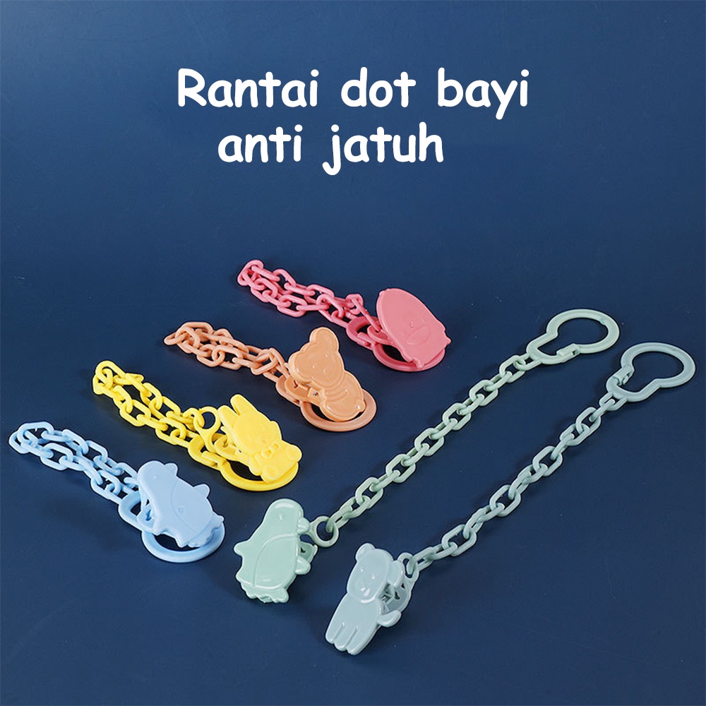 Lakhu Tali Rantai empeng bayi/Klip rantai penjepit dot bayi rantai teether bayi