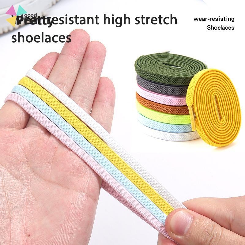 1 Set Tali Sepatu Magnet Simple Shoelace Magnetic Simple Lazy Tali Sepatu Elastis Bulat Karet Praktis - PD