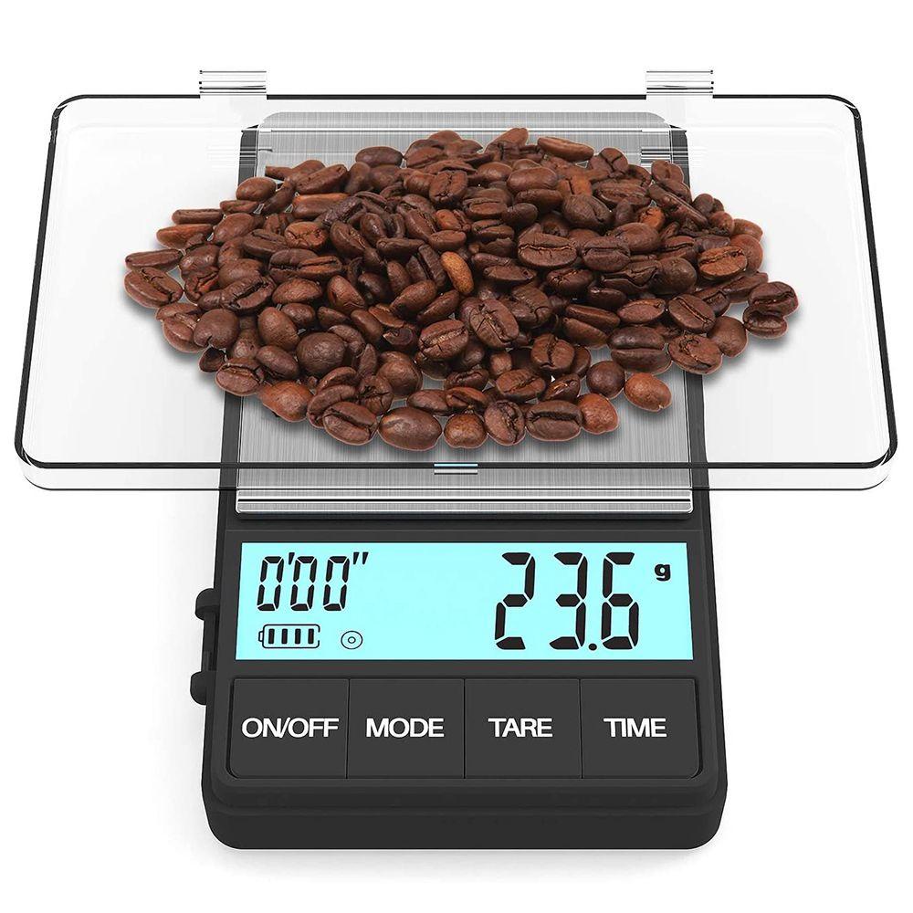 Top Smart Coffee Scale High Precision Dengan Timer Timbangan Elektronik LCD Rumah