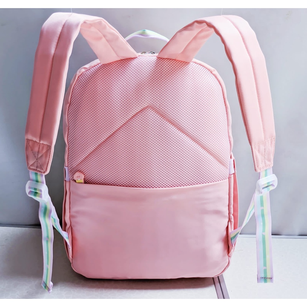 WWH21D Tas Anak Ransel Sekolah Rainbow Edition Alice Model Backpack Impor TKM