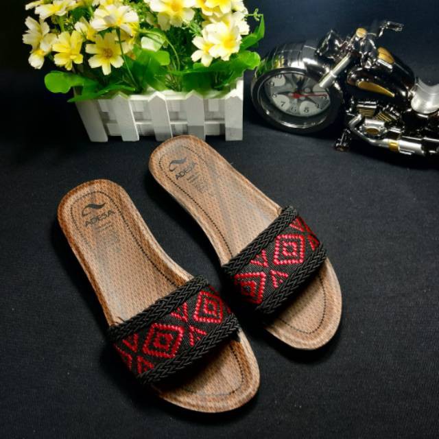 SLIP SANDAL TURKI ADESA RED