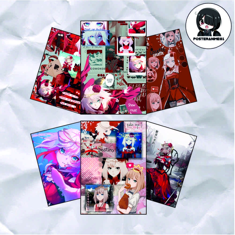 Poster Anime Aesthetic Takt op.Destiny Takt Asahina Destiny  | Poster Aesthetic  Takt op.Destiny Tak