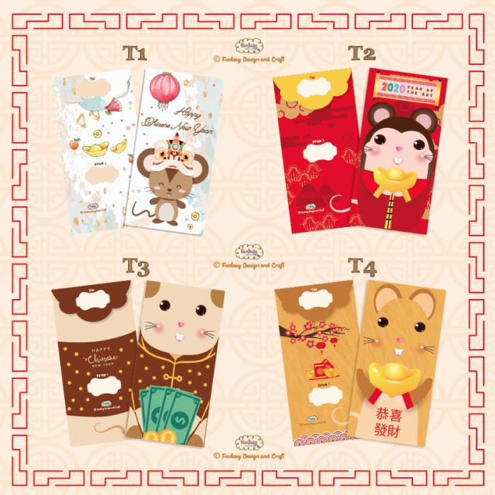 

Amplop Angpao Imlek Chinese New Year Sincia Cny Tahun Baru China - Empat