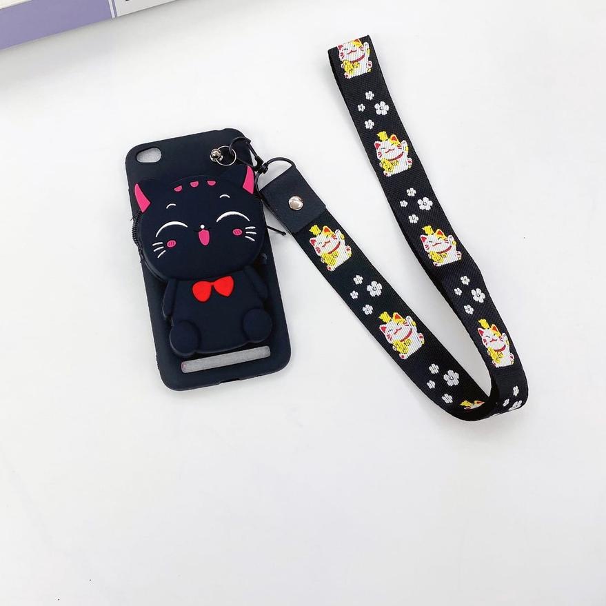 ◊ CASE INFINIX SMART 5 DISNEY DOMPET KARTUN LUCU + TALI GANTUNGAN ✻