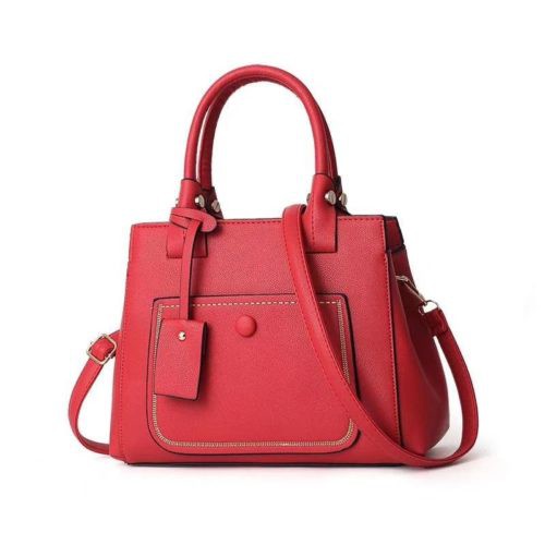 GI 9061 RISCE TAS HAND BAG IMPORT WANITA CEWEK PEREMPUAN JAKARTA RED PINK GOLD BROWN jt