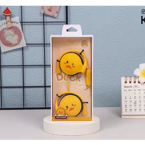 [KN-3066] Headset Earphone Karakter Cute ANIMAL HEAD / Earphone Headset Empuk Kepala HEWAN Lucu Unik Imut