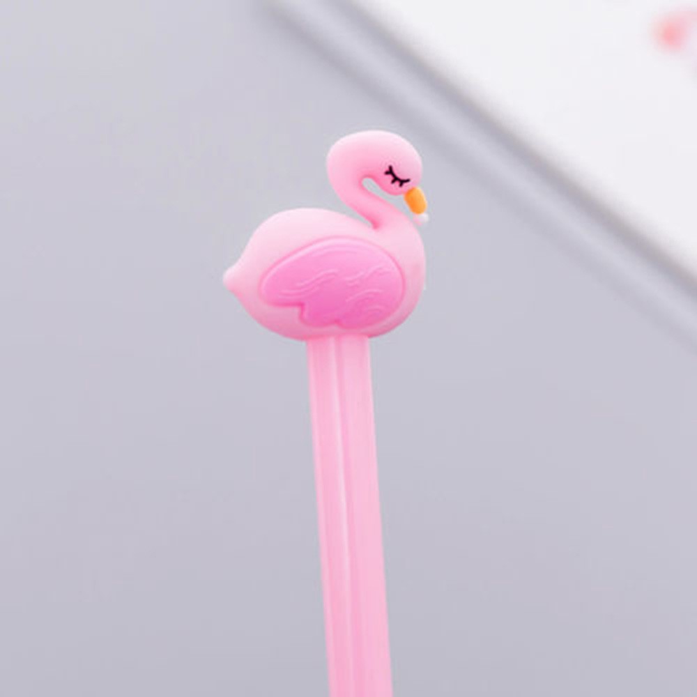 Pulpen Gel Model Burung Angsa Flamingo Warna Pink Putih Shopee