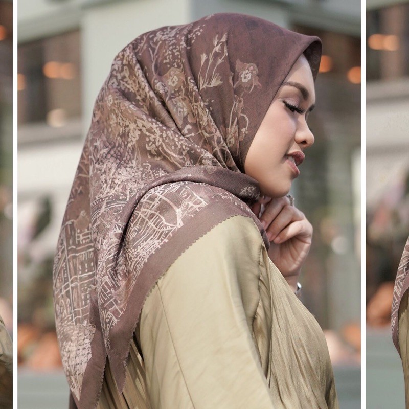 buttonscarves the british - brown