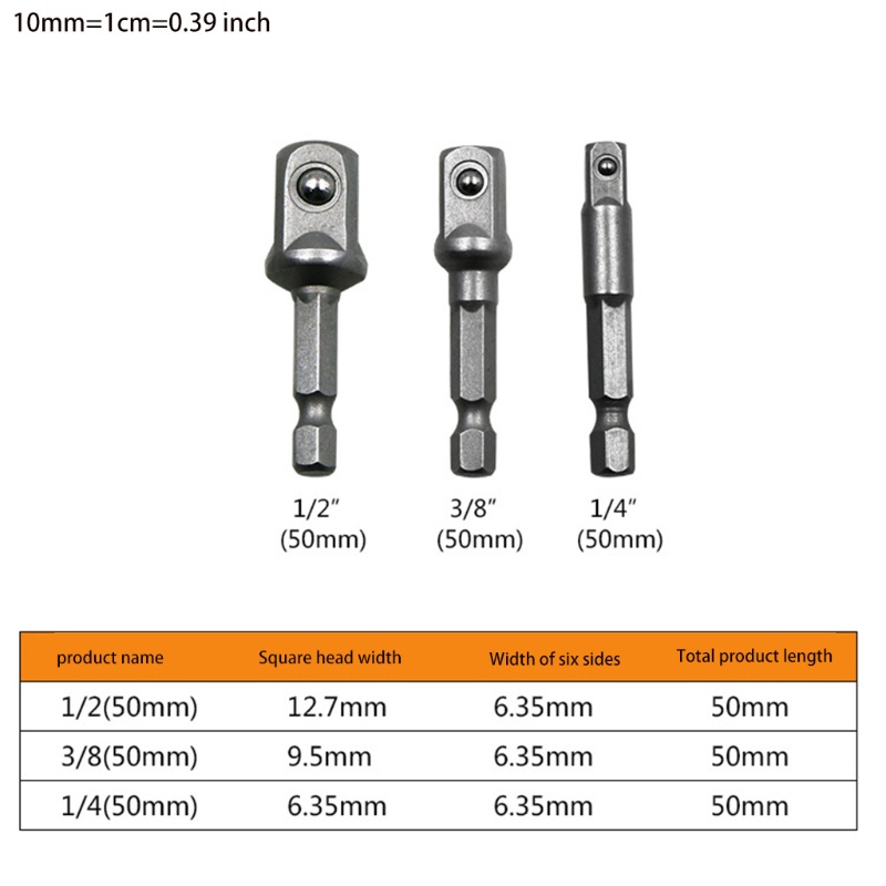 Mary Adapter Socket Driver Impact Untuk Obeng Elektrik