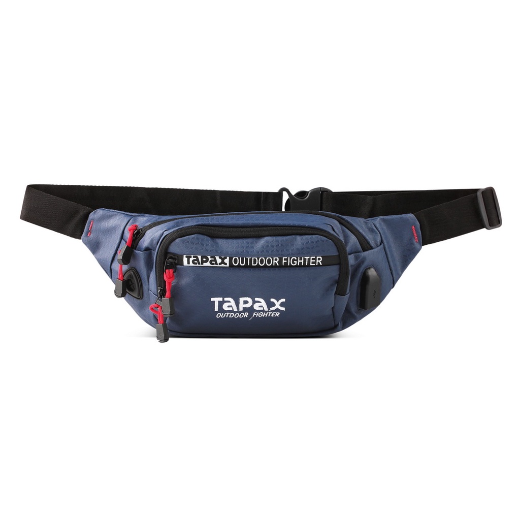 Waistbag USB Waterproof tapax murah berkualitas premium material