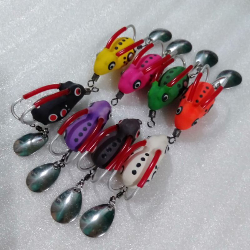 soft Lure model pikacu, hook kenzi black 1/0. Safety hook Thailand