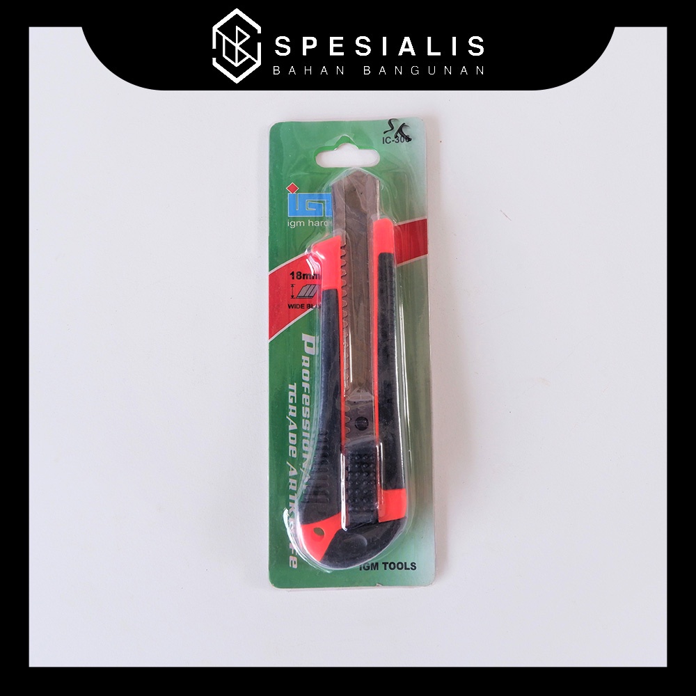 

IGM Pisau Cutter Besar + REFILL 18mm Pisau Kater cutter Knife
