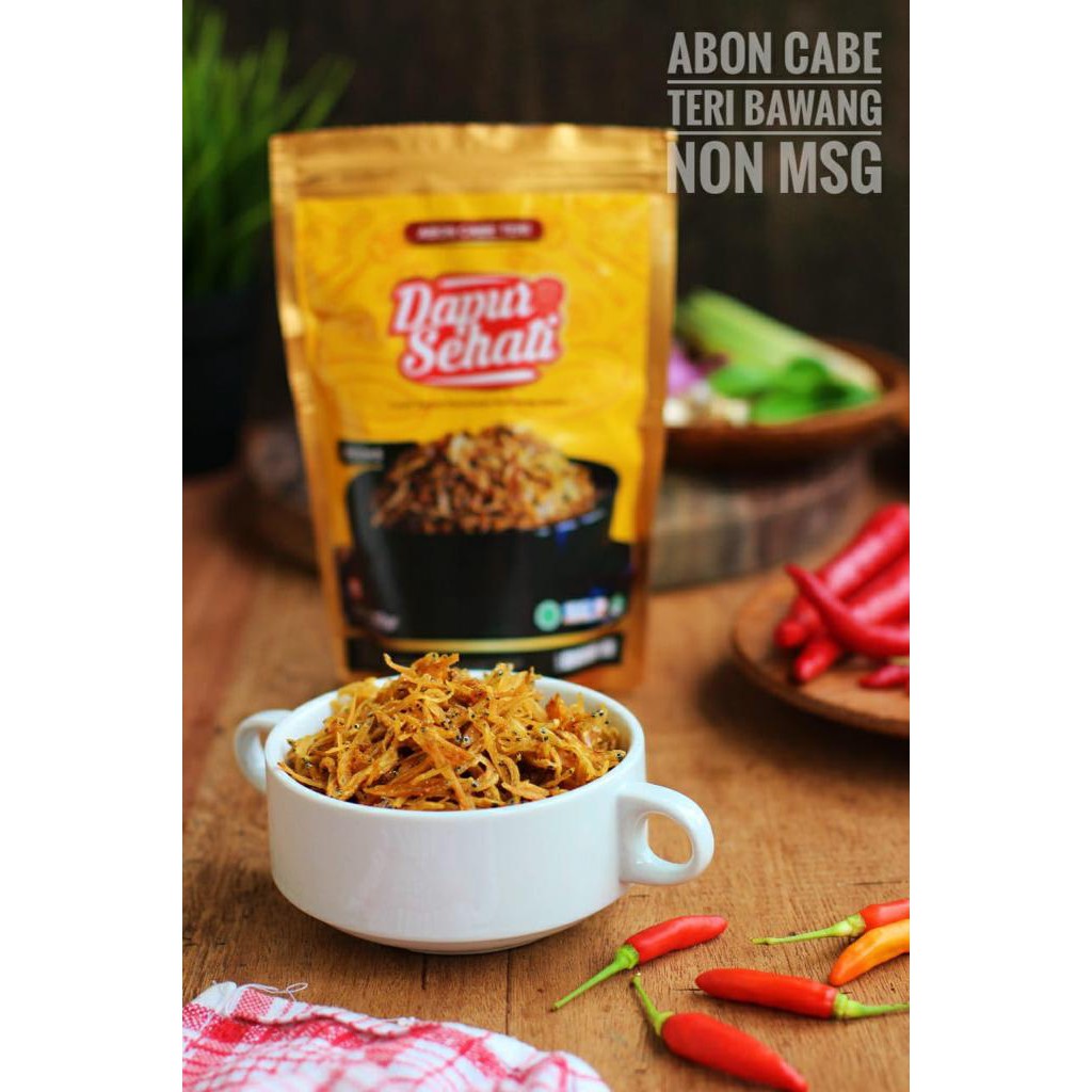 

Abon Cabe Teri/ Ebi Non MSG 92gr - Dapur Sehati