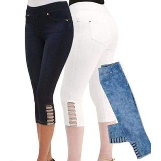 denim capri