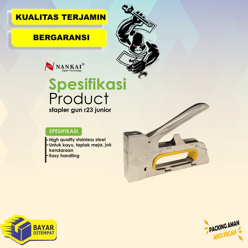 

STAPLES GUN TACKER TEMBAK R23 JUNIOR Hekter Tembak