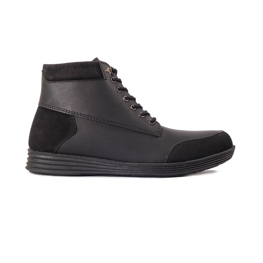 OLIVER BLACK |FORIND x Zensa| Sepatu Boots Klasik Casual Kasual Polos Pria Lokal Ori Footwear New