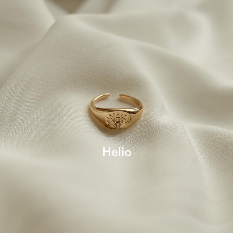 Ark.co - The Signet Ring (Odyssey, Helio, Lune du soleil) cincin statement chunky minimalis