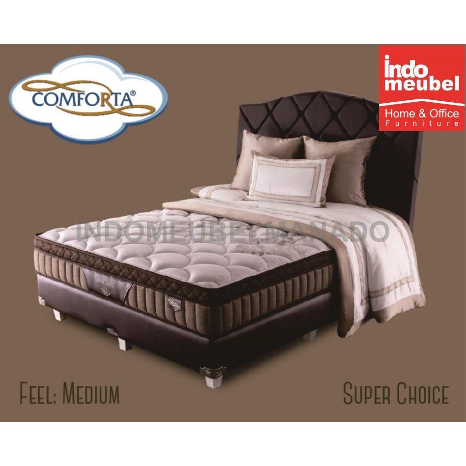 Kasur Springbed Comforta Super Choices Matras FullSet - 160 x 200
